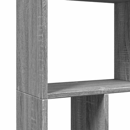 vidaXL Bücherregal Grau Sonoma 60x20x120,5 cm Holzwerkstoff