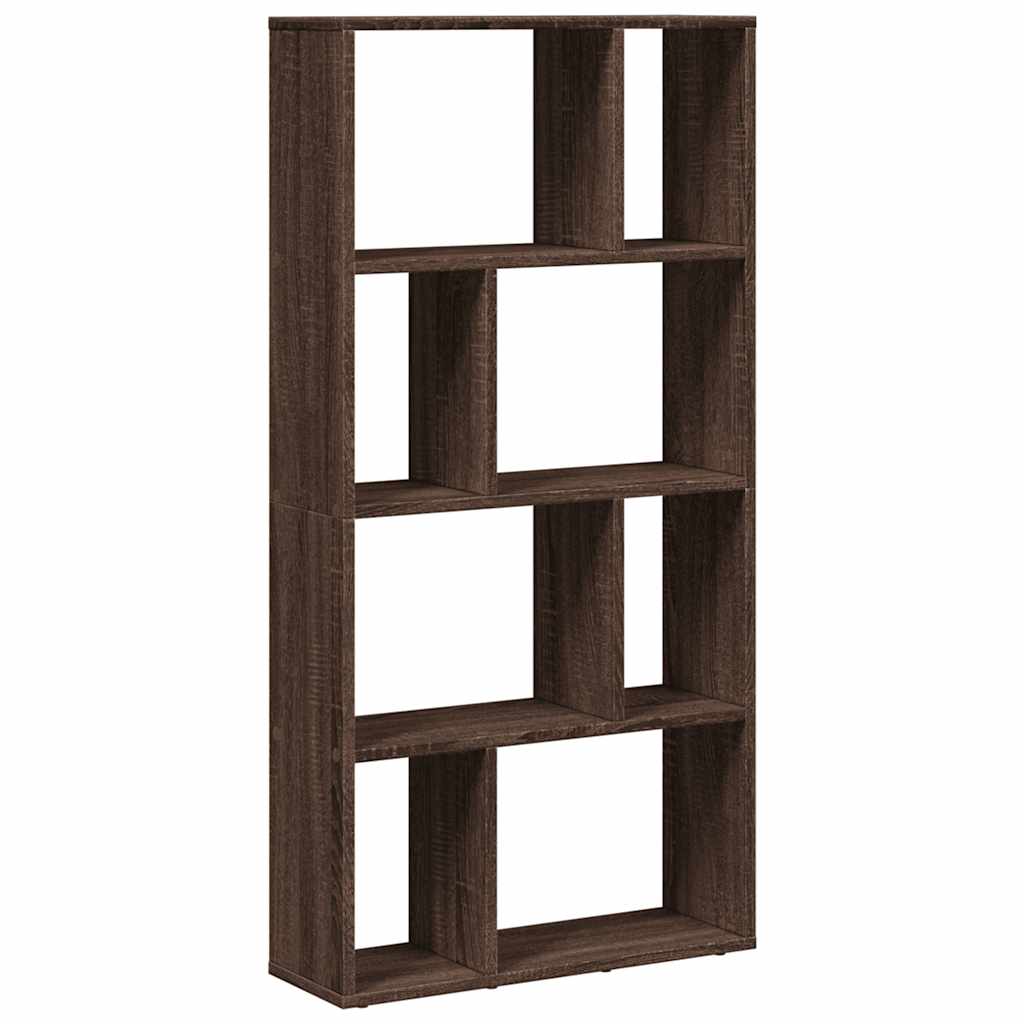Bücherregal Braun Eichen-Optik 60x20x120,5 cm Holzwerkstoff