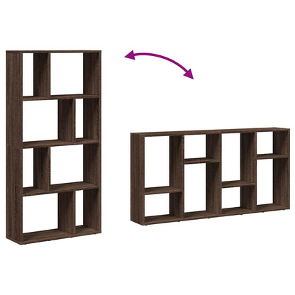 Bücherregal Braun Eichen-Optik 60x20x120,5 cm Holzwerkstoff