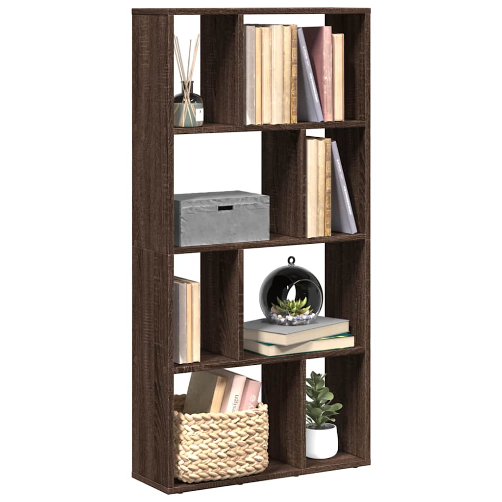 Bücherregal Braun Eichen-Optik 60x20x120,5 cm Holzwerkstoff