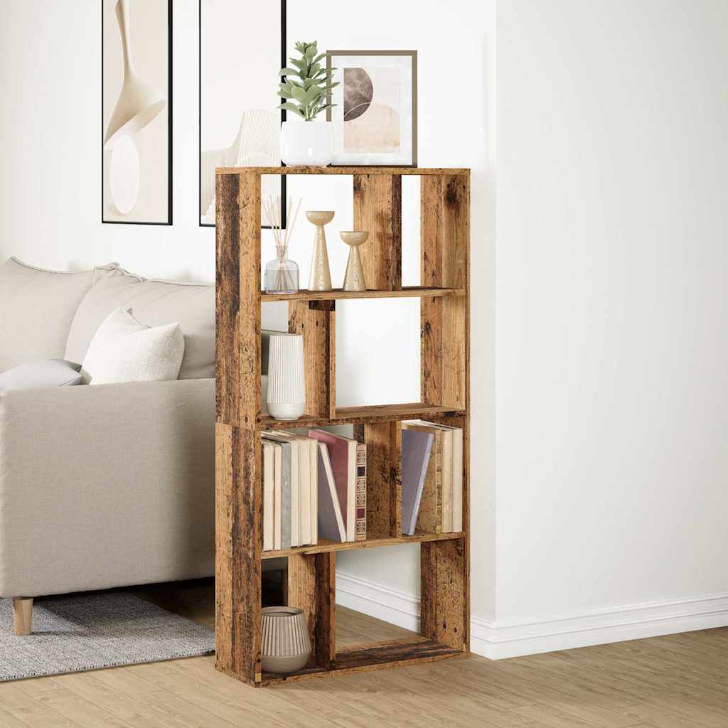 vidaXL Étagère à livres aspect bois de récupération 60x20x120,5 cm Bois d'ingénierie