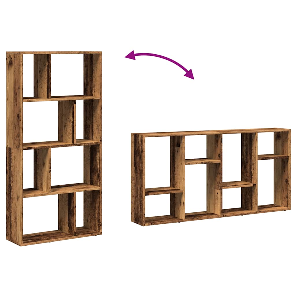 vidaXL Étagère à livres aspect bois de récupération 60x20x120,5 cm Bois d'ingénierie