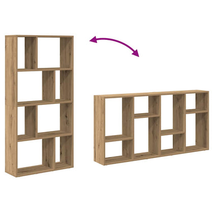 vidaXL Bücherregal Artisan-Eiche 60x20x120,5 cm Holzwerkstoff