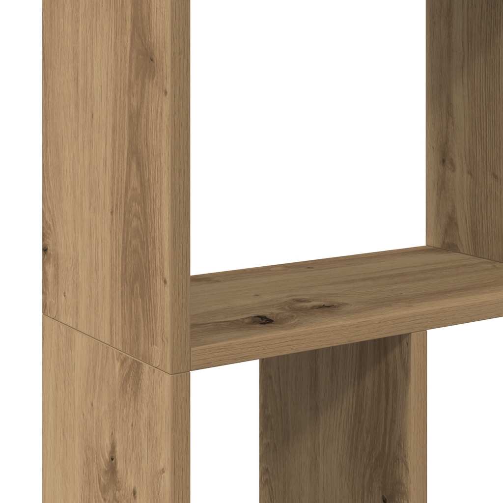 vidaXL Bücherregal Artisan-Eiche 60x20x120,5 cm Holzwerkstoff