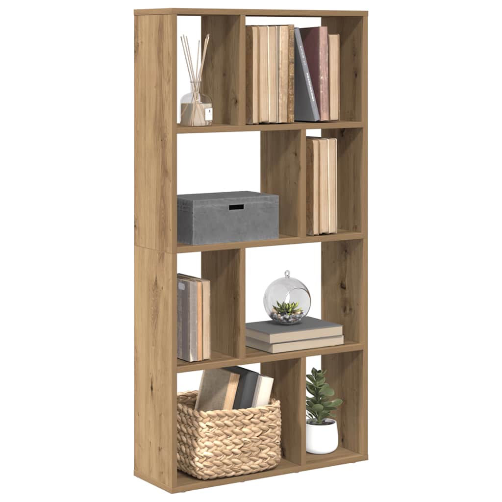 vidaXL Bücherregal Artisan-Eiche 60x20x120,5 cm Holzwerkstoff