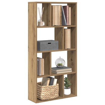vidaXL Bücherregal Artisan-Eiche 60x20x120,5 cm Holzwerkstoff