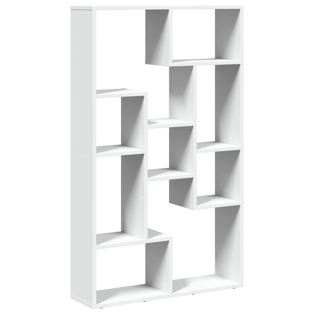 vidaXL Bücherregal Weiß 72x20x120,5 cm Holzwerkstoff