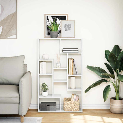 vidaXL Bücherregal Weiß 72x20x120,5 cm Holzwerkstoff