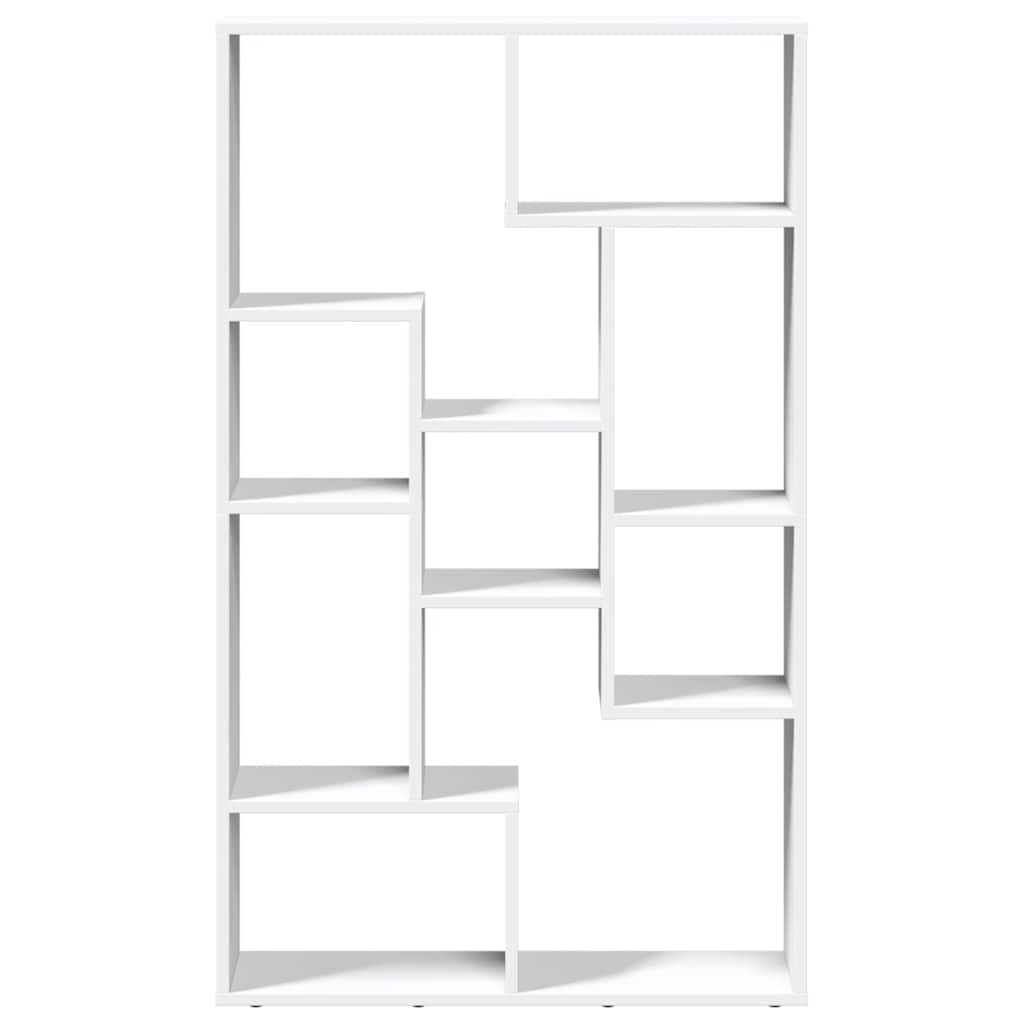 vidaXL Bücherregal Weiß 72x20x120,5 cm Holzwerkstoff