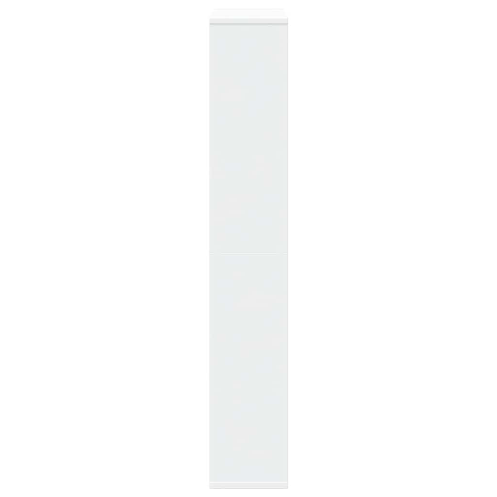 vidaXL Bücherregal Weiß 72x20x120,5 cm Holzwerkstoff
