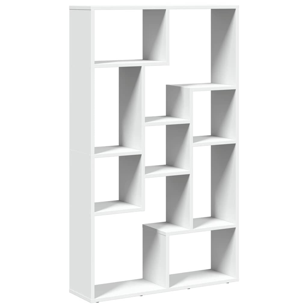 vidaXL Bücherregal Weiß 72x20x120,5 cm Holzwerkstoff