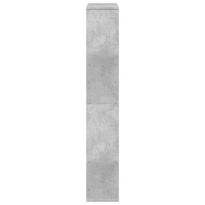 vidaXL Bibliothèque gris béton 72x20x120,5 cm bois d'ingénierie