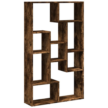 vidaXL Étagère chêne fumé 72x20x120,5 cm bois d'ingénierie