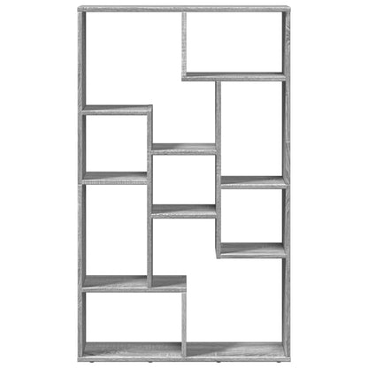 vidaXL Bücherregal Grau Sonoma 72x20x120,5 cm Holzwerkstoff