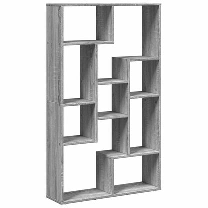 vidaXL Bücherregal Grau Sonoma 72x20x120,5 cm Holzwerkstoff