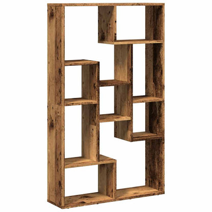 vidaXL Bücherregal Altholz-Optik 72x20x120,5 cm Holzwerkstoff