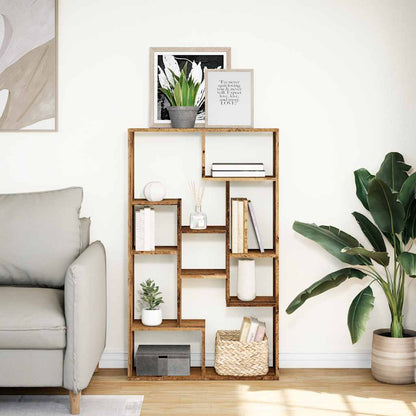 vidaXL Bücherregal Altholz-Optik 72x20x120,5 cm Holzwerkstoff