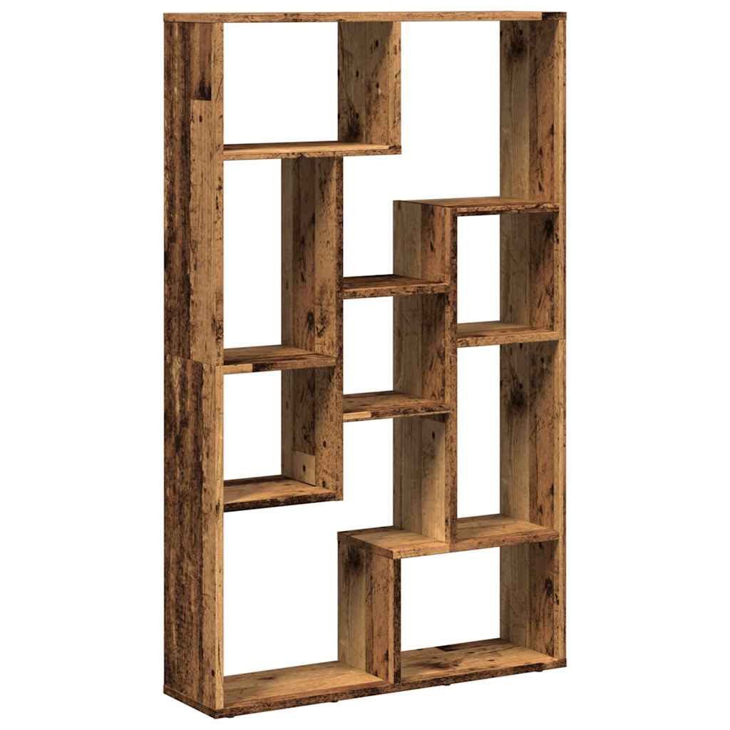 vidaXL Bücherregal Altholz-Optik 72x20x120,5 cm Holzwerkstoff