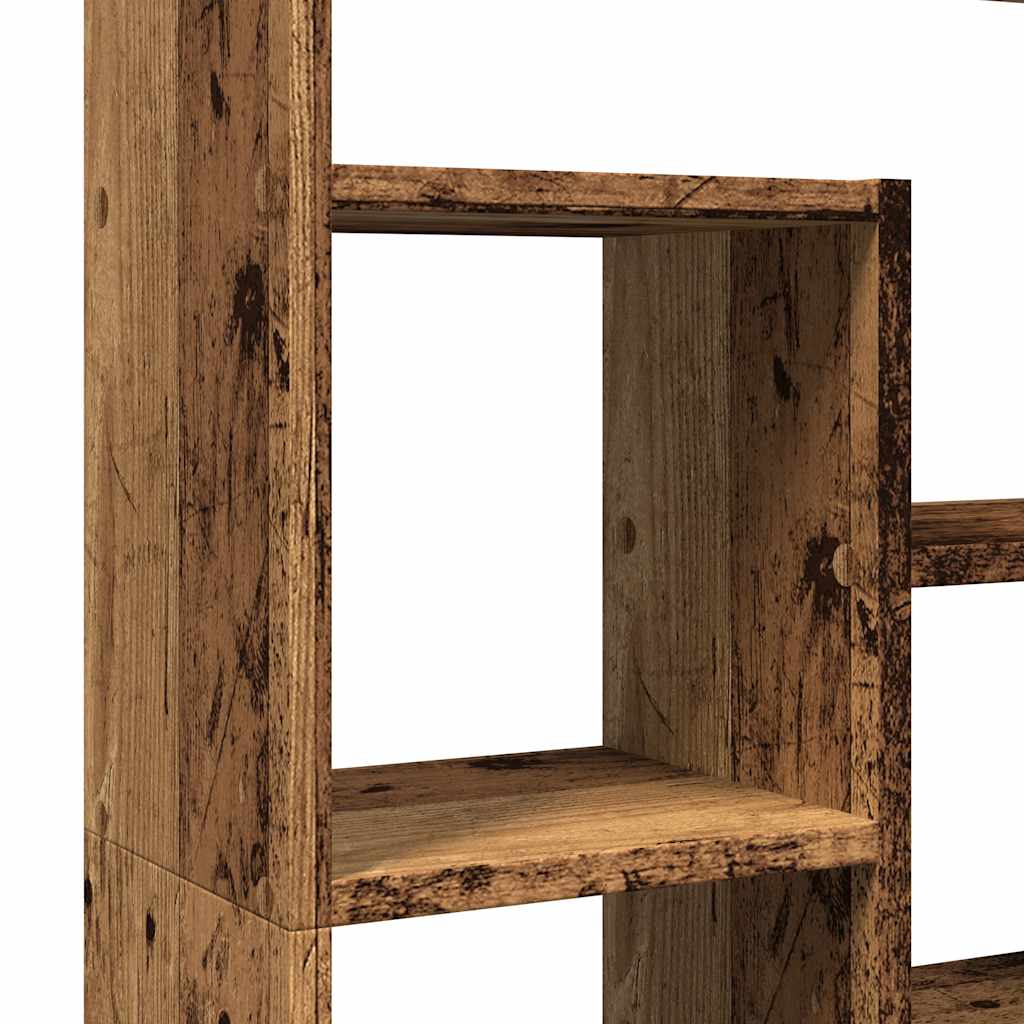 vidaXL Bücherregal Altholz-Optik 72x20x120,5 cm Holzwerkstoff