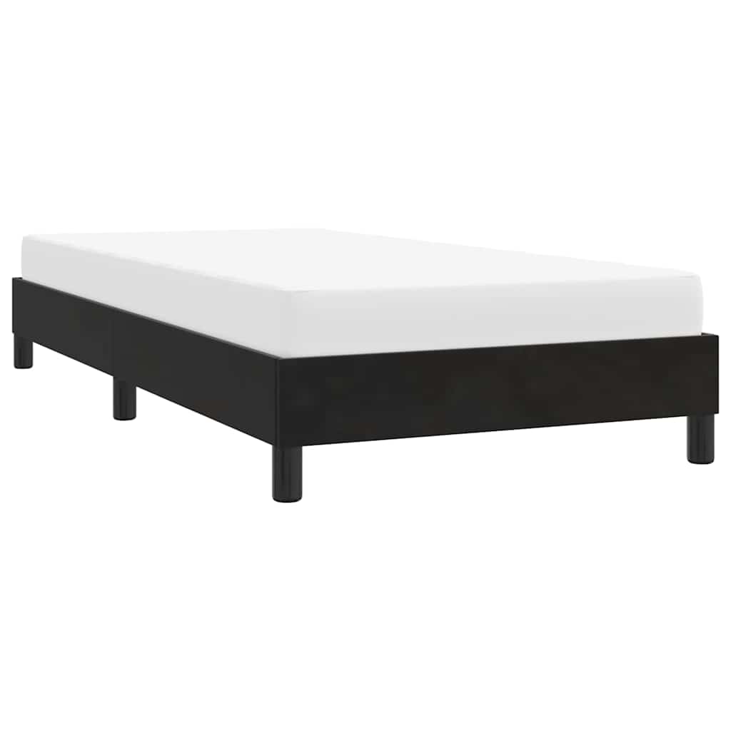 vidaXL Bettgestell ohne Matratze Schwarz 80x210 cm Samt