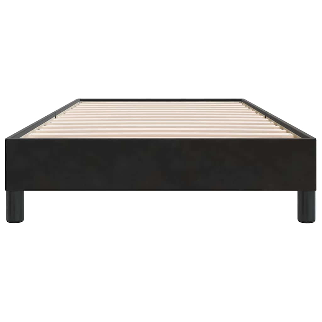 vidaXL Bettgestell ohne Matratze Schwarz 80x210 cm Samt
