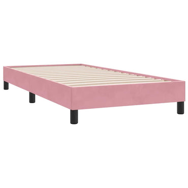 vidaXL Bettgestell ohne Matratze Rosa 80x210 cm Samt