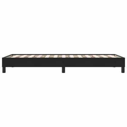 Bettgestell ohne Matratze Schwarz 100x210 cm Samt