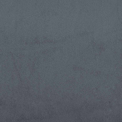 vidaXL Bettgestell ohne Matratze Dunkelgrau 120x210 cm Samt