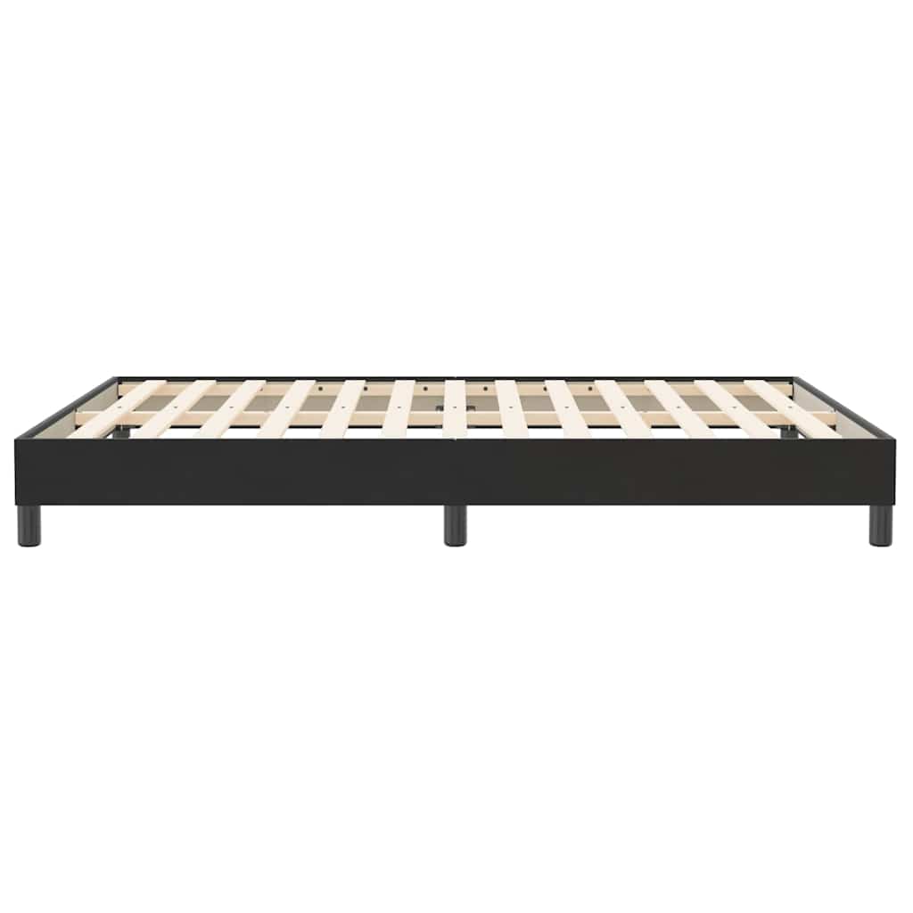 vidaXL Bettgestell ohne Matratze Schwarz 160x210 cm Samt