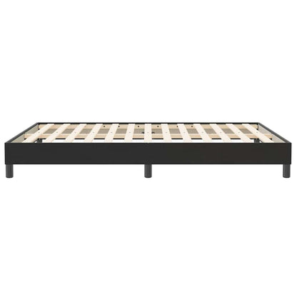 vidaXL Bettgestell ohne Matratze Schwarz 160x210 cm Samt