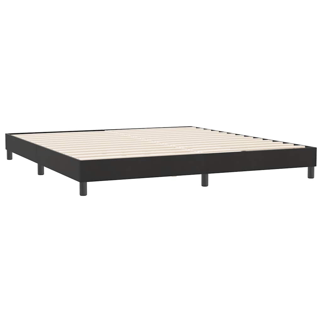 vidaXL Bettgestell ohne Matratze Schwarz 180x210 cm Samt