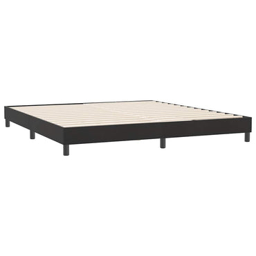 vidaXL Bettgestell ohne Matratze Schwarz 180x210 cm Samt