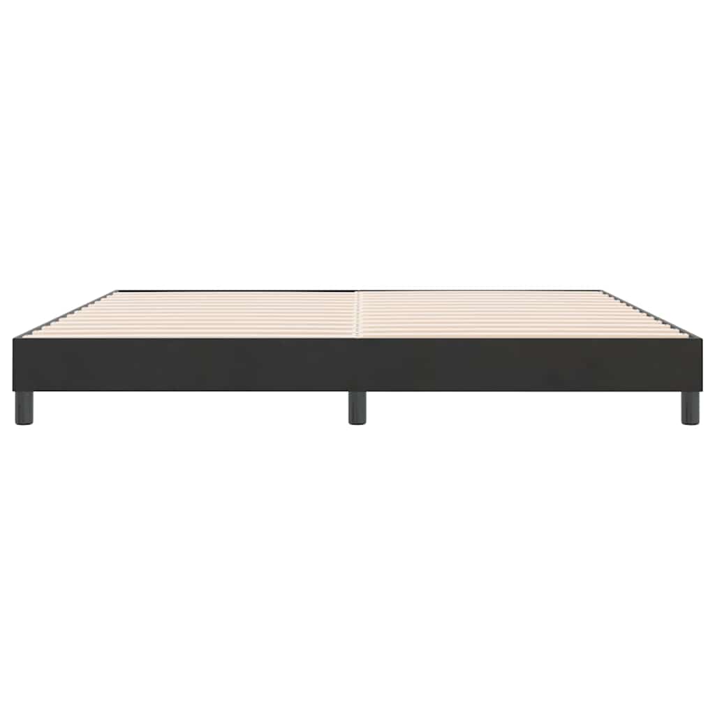 vidaXL Bettgestell ohne Matratze Schwarz 180x210 cm Samt
