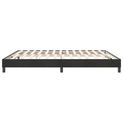 vidaXL Bettgestell ohne Matratze Schwarz 180x210 cm Samt