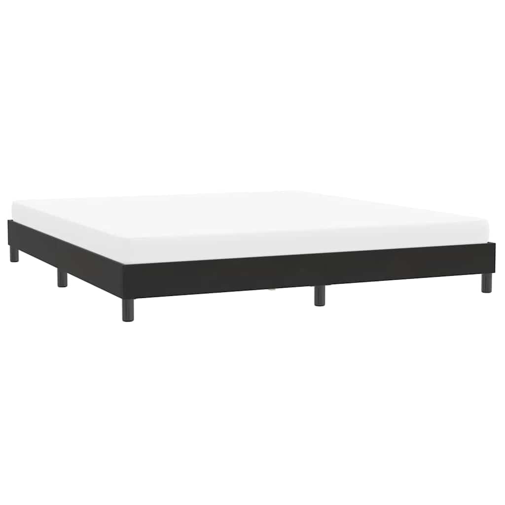 vidaXL Bettgestell ohne Matratze Schwarz 200x210 cm Samt