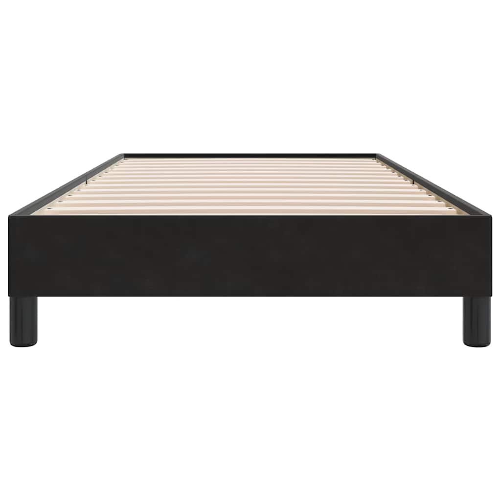 vidaXL Bettgestell ohne Matratze Schwarz 80x220 cm Samt
