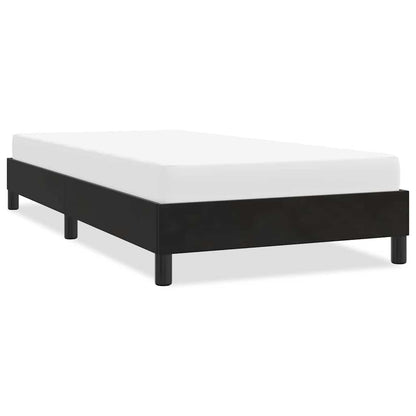 vidaXL Bettgestell ohne Matratze Schwarz 80x220 cm Samt