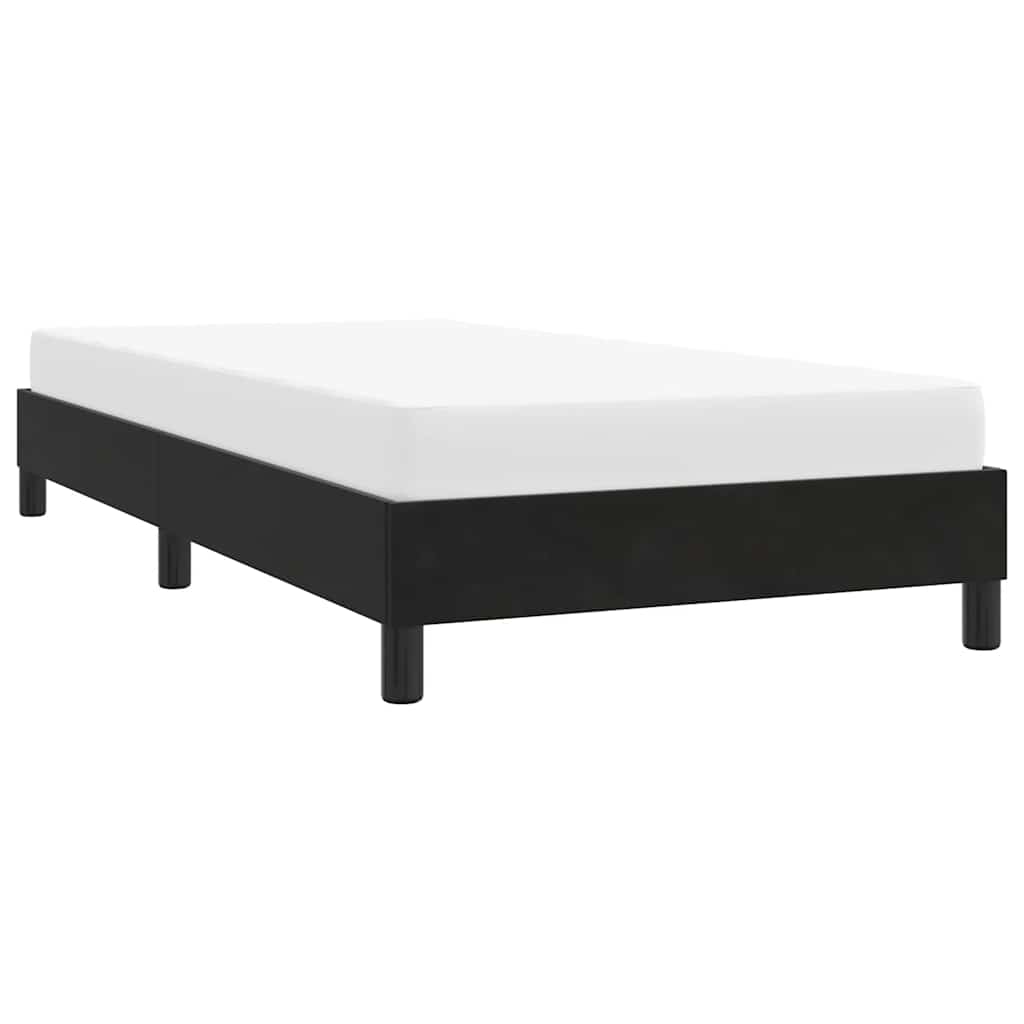 vidaXL Bettgestell ohne Matratze Schwarz 90x220 cm Samt