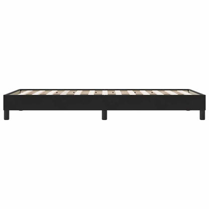 Bettgestell ohne Matratze Schwarz 100x220 cm Samt
