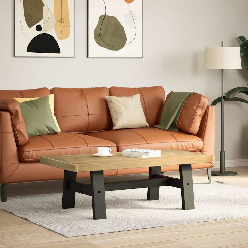 vidaXL Table basse NOAIN pieds en A 120x60x40 cm Pin massif