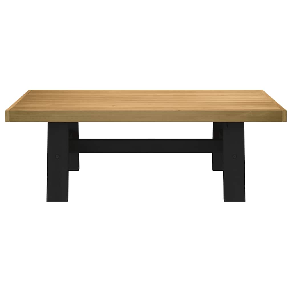 vidaXL Table basse NOAIN pieds en A 120x60x40 cm Pin massif