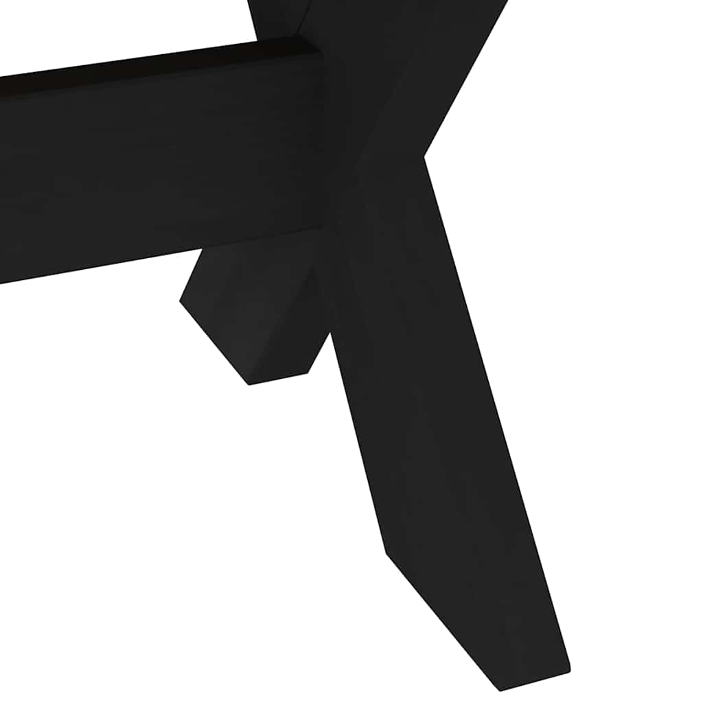vidaXL Couchtisch NOAIN X-förmige Beine 120x60x40 cm Massivholz Kiefer