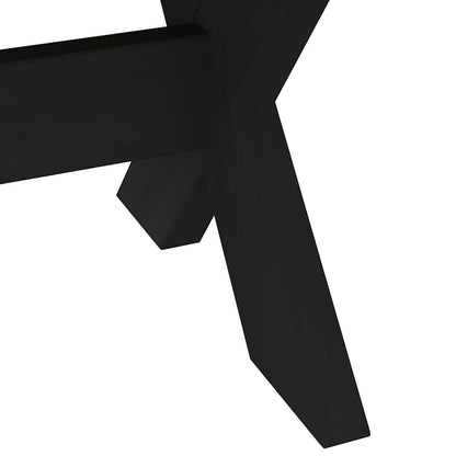vidaXL Couchtisch NOAIN X-förmige Beine 120x60x40 cm Massivholz Kiefer