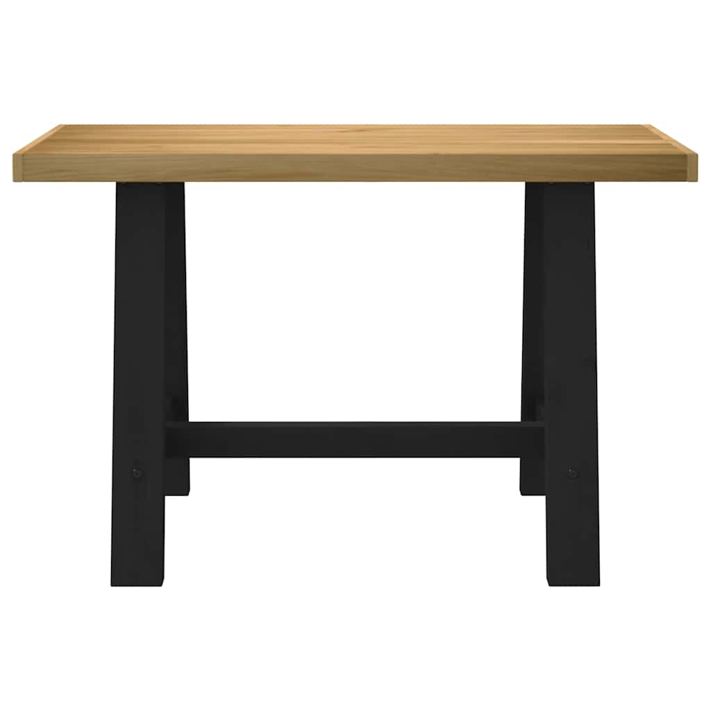 vidaXL Schreibtisch NOAIN A-Form-Beine 120x50x75 cm Massivholz Kiefer