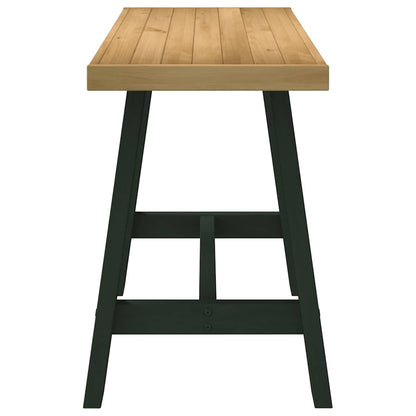 vidaXL Schreibtisch NOAIN A-Form-Beine 120x50x75 cm Massivholz Kiefer