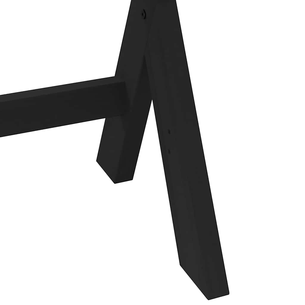 vidaXL Schreibtisch NOAIN X-Form-Beine 120x50x75 cm Massivholz Kiefer