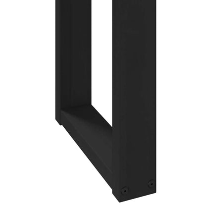 vidaXL Schreibtisch NOAIN U-Form-Beine 120x50x75 cm Massivholz Kiefer
