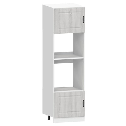 vidaXL 7-tlg. Küchenschrank-Set Kalmar Grau Sonoma Holzwerkstoff
