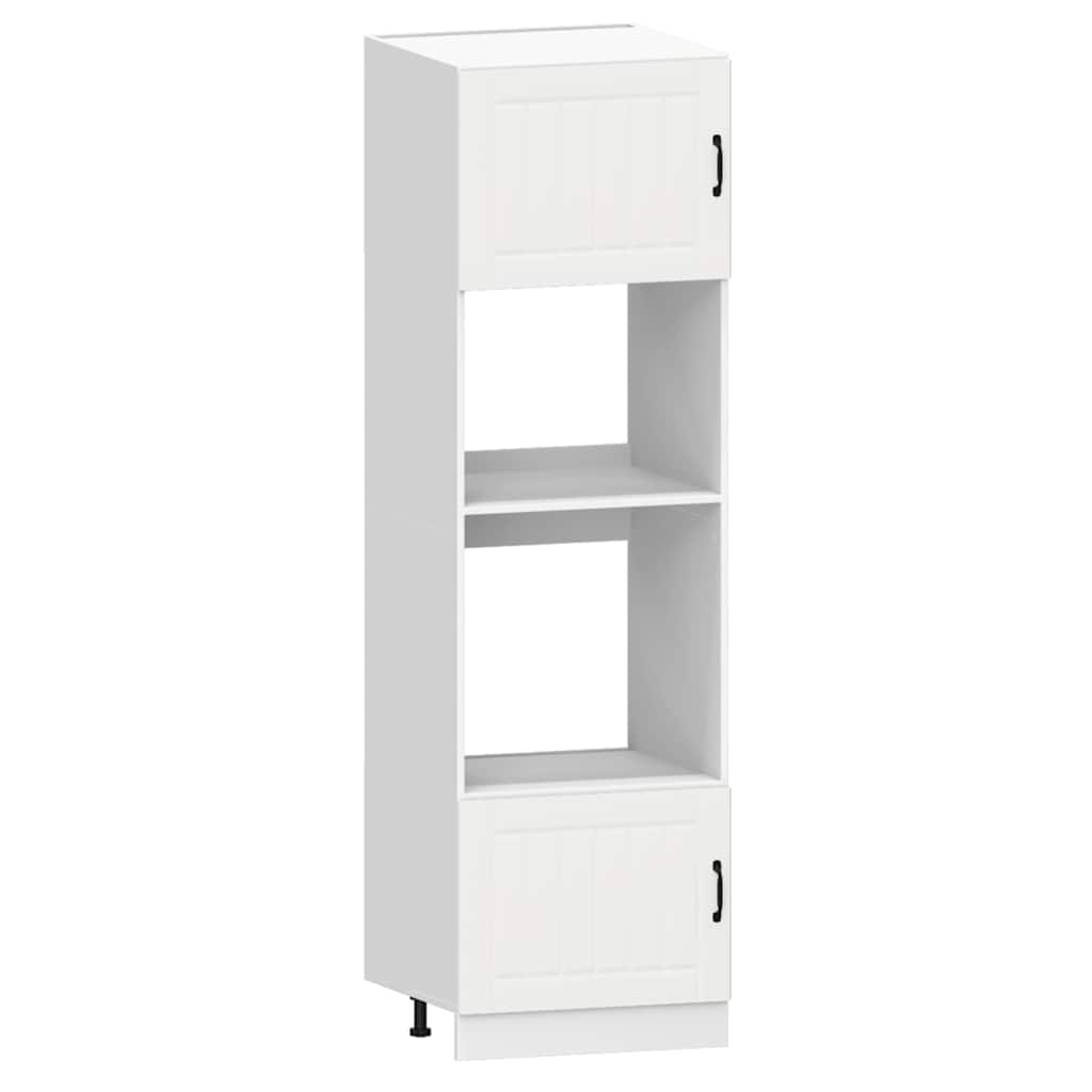 vidaXL 7-tlg. Küchenschrank-Set Kalmar Weiß Holzwerkstoff