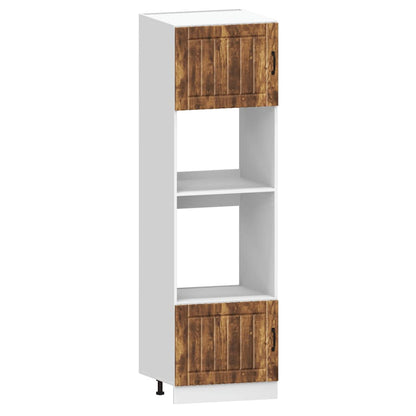 vidaXL Ensemble de 7 meubles de cuisine Lucca Chêne fumé en bois d'ingénierie